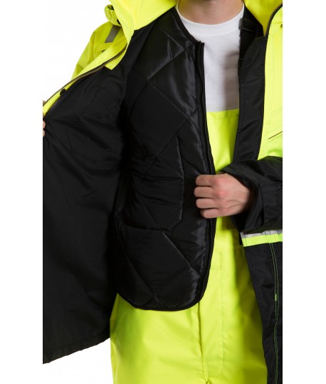 Parka design VIP haute visibilité, 3 dans 1